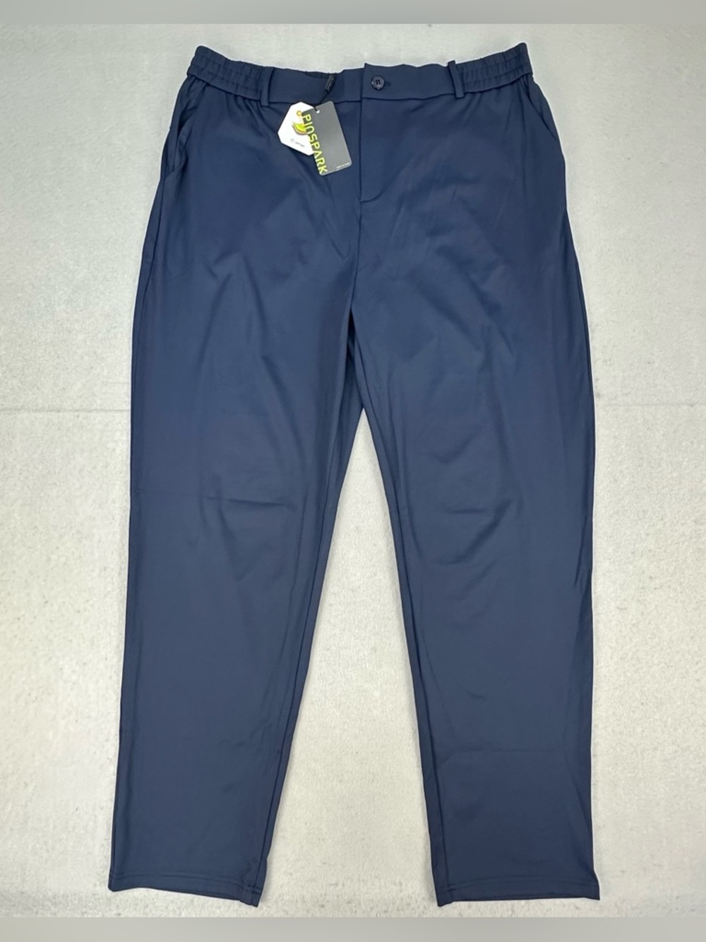 Pinspark SPF 50+ Mens 2XL Golf Pants Navy Performance Stretch Quick Dry Light